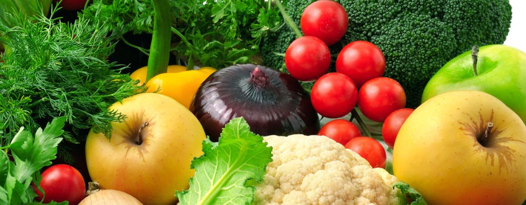 fresh fruits and vegetables frugt og grøntsager